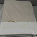 Extra Large Toy Storage Organizer with Lid - Sturdy, Collapsible Toy Chest Storage Box Design - Toys Bin with Dividers for Kids, Nursery, Bedroom, Playroom 37"x16"x14" (Beige & White)