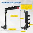 MaxxHaul Hitch Mount 4 Bike Rack 150 lb Capacity HeavyDuty Swing Down Design Fits Cars Trucks SUVs and Minivans with Safety Reflector Easy Install (70210)