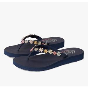 Skechers Women's Meditation-Daisy Crush Flip-Flop, 9