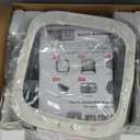 Automatic Cat Litter Box Self Cleaning - APP Control and Weight Monitoring - Ultra-Quiet, Suitable for Medium Cats and Kittens, Safe Anti-Pinch Litter Box (Assembly Required) - White