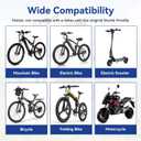Universal 3 Pin Ebike Throttle Full Twist Compatible with Electric Bike Scooter Bicycle Motorcycle 12V 36V 48V 72V, 20X E Bike Throttle Grip Kit Replacement for Folding Mountain Bike Male