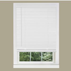 Cordless 1 Inch Window Blinds, Mirrotek Cordless Blinds Light Filtering Mini Blinds (30'' x 64''), White