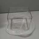 ZEXALOR Snack Organizer, Clear Storage Cube Bin, Freezer Organizer Bins, Plastic Food Seasoning Packet Holder for Kitchen Cabinet, Pantry, Shelf, Drawer, Fridge Organization, 7 Inch