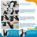 Dog Knee Brace for Back Leg, Adjustable Dog Leg Brace with 4 Stabilizers, Hip Support to Reduces Pain, Ligament Injuries & Luxating Patella & ACL CCL for Small Medium Large Dogs, S