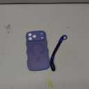 DOMAVER for iPhone 17 Pro Max Case for Women, 1X Screen Protector+1X Wrist Strap, [Compatible with MagSafe] [Full Camera Protection] Cute Wave Matte Phone Case for iPhone 17 Pro Max, Deep Blue