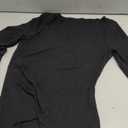 SUUKSESS Cloud Cashmere Women Boat Neck Fitted Long Sleeve Shirt Basic Knit Tops (Large, Black)