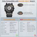 26mm Nylon Bands Compatible with Garmin Fenix 8 51mm/Fenix 7X pro/7X/Fenix 6X Pro/6X/Fenix 5X/Plus Band, 26mm Width Quickfit Replacement Sport Watch Bands for Fenix 3, Fenix 3HR Smartwatch