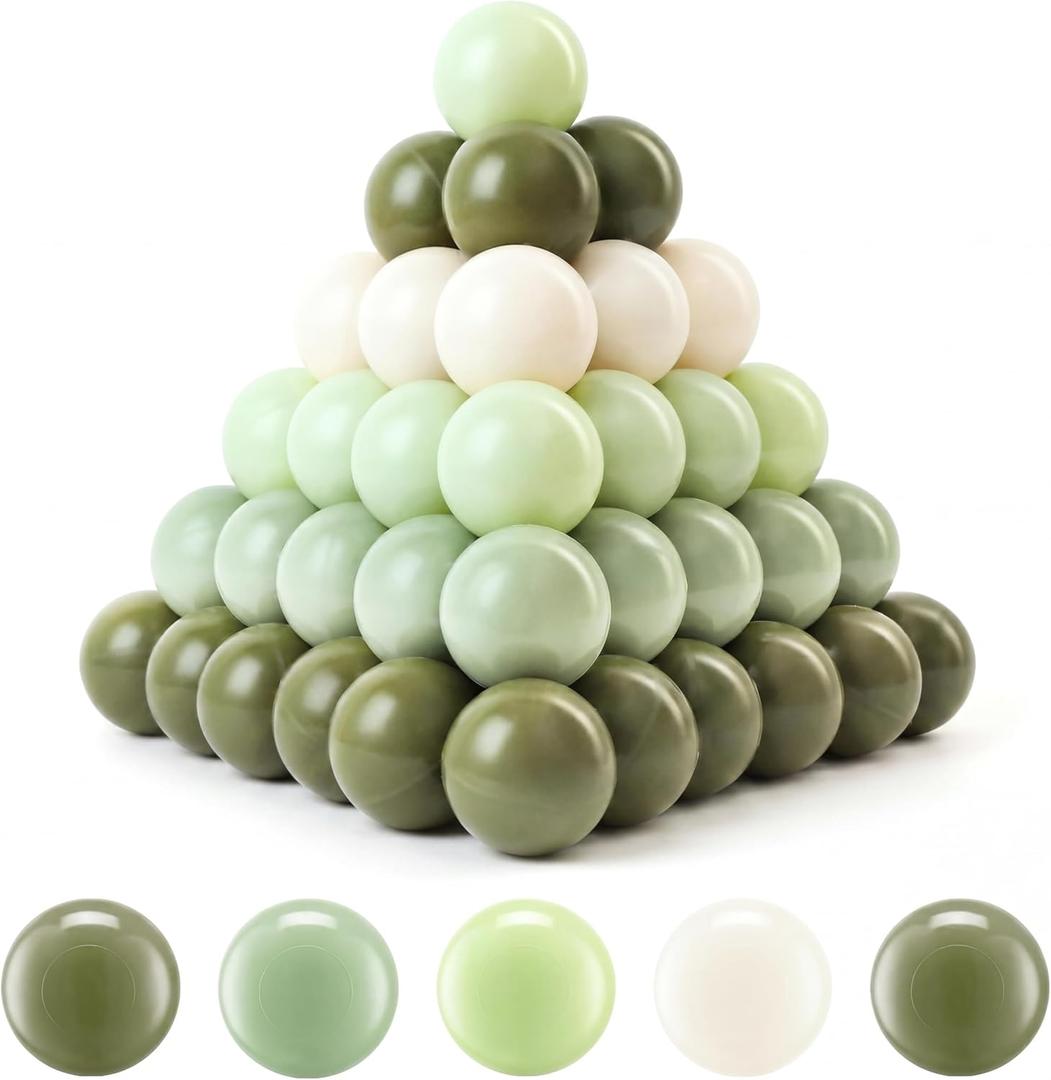 Clear Ball Pit Balls - Crush Proof Plastic Toy Balls for Boys and Girls, 500pk