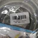 Eapele Floor Cable Cover Protector,Heavy Duty PVC Duct Easy to Unroll,Prevent Cable Trips and Protect Wires,Perfect for Home Office or Outdoor (Gray - 10ft) (10 feet-1pc, Grey)