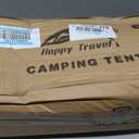 Happy Travel Tent 6 Person Tents for Camping, Waterproof Easy Setup Camping Tent with Rainfly, Portable Large Family Cabin Tent with 5 Large Mesh Windows and Carry Bag for Outdoor Camping & Hiking