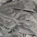 6 ft Bean Bag Chair Cover Only (No Filler) Washable Giant Bean Bag Cover Replacement for Reading Chair or Lounger, Charcoal