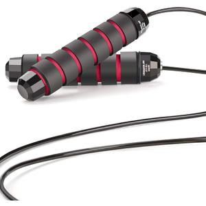 Skipping Rope with Ball Bearings Rapid Speed Adjustable Jump Rope Cable and 6 Memory Foam Handles Ideal for Aerobic Exercise Like Speed Training, Extreme Jumping, Endurance Training and Gym