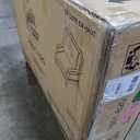 Signature Design by Ashley Clare View Outdoor Eucalyptus Wood Single Cushioned Lounge Chair, Beige