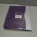 3-Ring Binder Padfolio with Whiteboard Clipboard and Expanded Document Bag, Padfolio Ring Binder Business Organizer Portfolio Case (Purple)