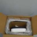 2 Pack 2.7 Gal Bathroom Trash Can with Lid, Automatic Trash Can Small Smart Garbage Can Touchless, Slim Motion Sensor Waterproof Plastic Trash Bins for Bedroom Office Kitchen Toilet (White)