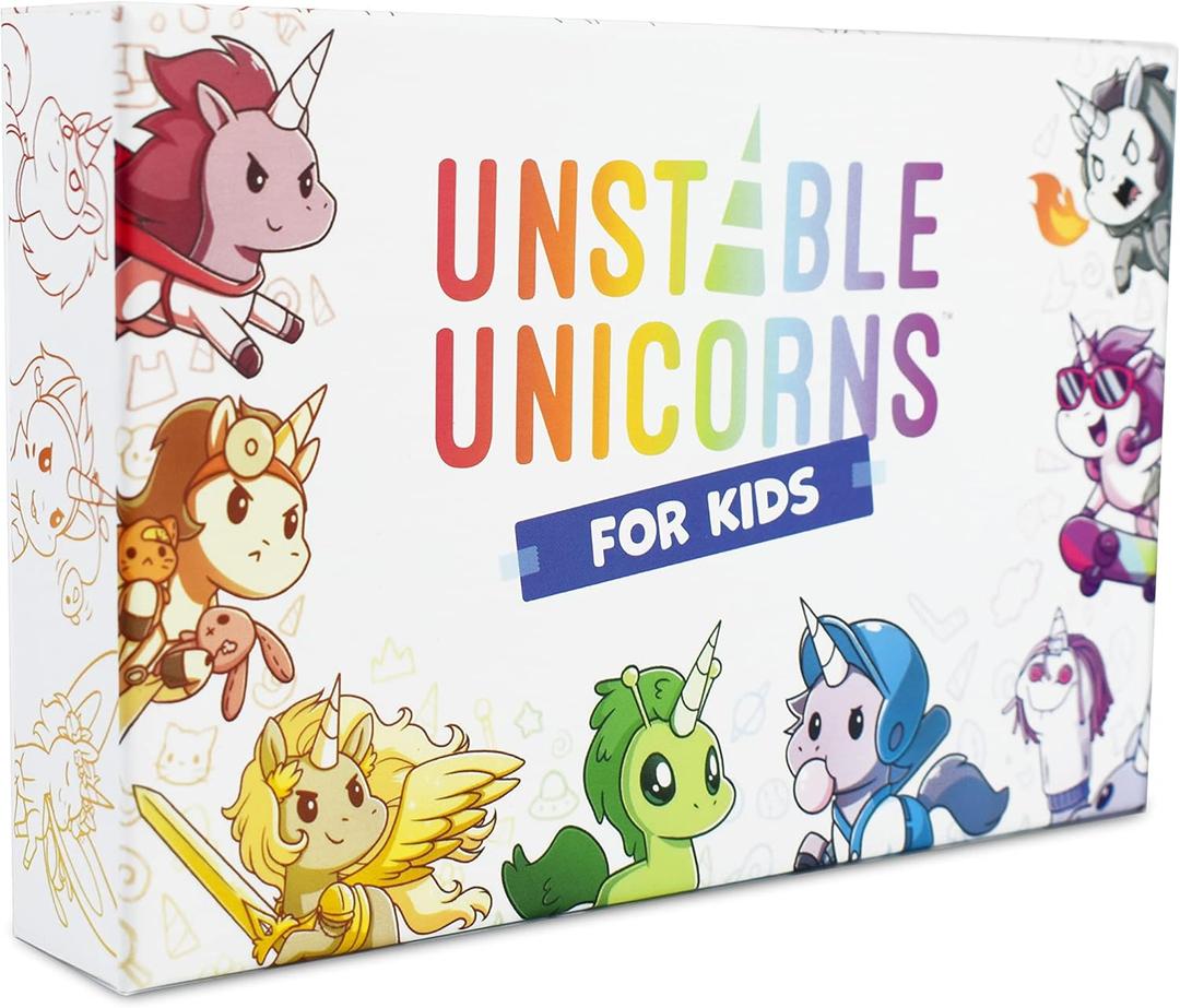 Unstable Games - Unstable Unicorns for Kids Edition Base Game - A strategic card game for Kids!