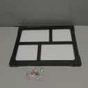 Picture Frame Collage 4x6 and 4x4 Photos Display, Multiple Photo Frames with Tempered Glass, Family Picture Frames Wall Decor or Tabletop, Rustic Black, 1 Pack size 9.3"x11"