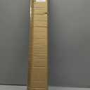 LazBlinds No Drill TDBU Roman Shades, Blackout - White, 31" W x 48" H
