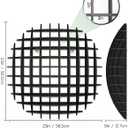 Wall Mount Golf Ball Display Case Golf Ball Display Rack Holds 78 Balls