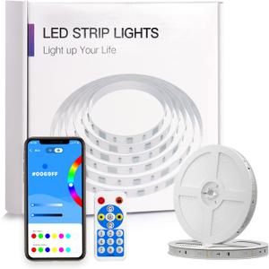 65.6 Feet LED Strip Lights With Remote Control