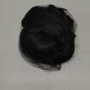 Hair Toppers for Women 18 inch Hair Topper Wiglets Synthetic Hairpieces for Women with Thinning hair 5.5x5 Inch Base (1B)