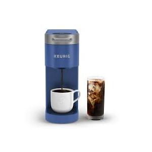 Keurig K-Iced Plus Single-Serve Coffee Maker, Brews Iced Coffee, Fits Travel Mug, Removable Water Reservoir, Blue 