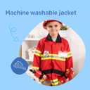 Melissa & Doug Fire Chief Role Play Costume Dress-Up Set (Red)