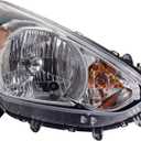 TRQ Passenger Side Headlight Assembly Halogen Compatible with 2014-2020 Mitsubishi Mirage MI2503164