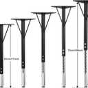 KAZAKA Adjustable Table Legs, 20-30 inch for Activity & Office Tables - Set of 4 (Black), 17.3*6.69*7.48