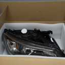 munirater 1 Pair Headlights for 2013 2014 2015 Accord Sedan Headlamp DRL Halogen Black Driver and Passenger Side RH&LH