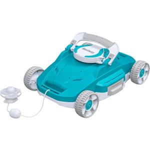 Bestway: AquaTronix: G200 Robotic Pool Vacuum - Cordless Debris Cleaning for Flat-Bottom in/Above Ground Swimming Pools, Maintenance Up to 538 SqFt