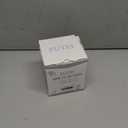 FUTEI Cream White Decorative Throw Pillow Covers 18x18 Inch Set of 2, Square Soft Faux Rabbit Fur Thick Striped Cushion Cover,Spring Home Decor for Couch Bed Living Room