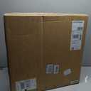 2-Tier 22" Cream Drum Fabric 5 Light Gold Semi Flush Mount Ceiling Light for Living Room Dining Room Bedroom Hallway