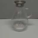 Glass Pitcher with Lid,1 Gallon Glass Water Pitcher Hot/Cold Water Jug, Juice and Iced Tea Beverage Carafe with Lid (Extra-Wide Mouth)