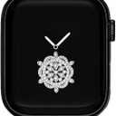 Kolgios 38/40/41/42mm(Series 11/10) Cool Chain Smartwatch Bands Compatible for Apple Watch Bands Series 11/ SE3/10/9/8/7/6 42/44/45/46mm Stylish Replacement Watch Strap for Iwatch S11/10/9/8/7/6 (Black)