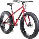 Mongoose Dolomite Fat Tire Mens Mountain Bike (17-Inch/Medium, Red)