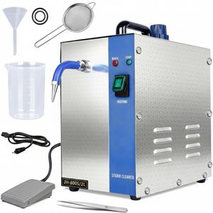 Professional High-Pressure Jewelry Steam Cleaner, 135°C/275°F High-Temperature Steam, 8-Min Fast Heat-Up, 0.5 Gal/2L Large Water Tank, Complete Accessories, Ideal for Gem & Diamond Jewelry Cleaning.