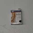 Truform 30-40 mmHg Compression Stockings for Men & Women, Thigh High Length, Dot-Top, Closed Toe, Black, Medium