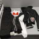 Yolsun Mexican Day of The Dead Dress for Kids, Mariachi Costume Dress (8-10 Years, Black)