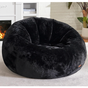 Hobestluk 5FT Bean Bag Chair Giant Bean Bag Chairs for Adults Large Bean Chairs with Removable Cover, Beanbag Chair with Filler, Adult Bean Bag Chairs for Living Room, Bedroom