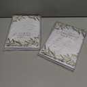 2 x Whaline 25 Pack Christmas Party Invitation Cards Holly Greenery Watercolor Leaves&Berries Invitation Paper Cards with Envelopes Xmas Holiday Party Invites