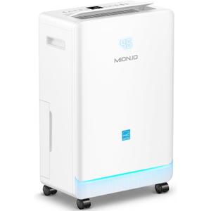 4500 Sq. Ft Dehumidifier for Basement Quilt Compressor Dehumidifiers for Home with Drain Hose, Energy Efficient, Intelligent Humidity Control, Dehumidifier for Bathroom, Bedroom, Office
