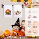 SUNLAND Halloween Kitchen Towels Home Decorative Holiday Kitchen Towel Fast Drying Tea Towel Night of Terror, Trick or Treat,Pumpkin and Ghost Dish Towels 16 Inch X 24 Inch Set of 6