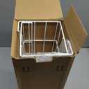 No-Screw Under Desk Cable Management Tray - Self-Adhesive Installation, Cord Management, Cable Tray, Under Desk Wire Organizer - White Single Tray