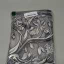 Multi-Design Stove Cover for Glass/Electric Stoves - 3-in-1 Heat-Resistant Protector Mat, Non-Slip Drying Rack 28"x20" (Silver Tree)