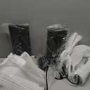 Farmhouse Plug in Wall Sconce Set of 2  Industrial Rustic Wall Lamp with Black Iron Cage & Wooden Pulley for Bedroom, Living Room, Hallway, Restaurant, Dimmable Wall Light Fixture