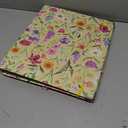 3 Ring Binder 1 Inch, Three Ring Binders Organizer with Clipboard, 5-Tabs Pockets Dividers, Plastic Folder, 18 Divider Stikers, KLLVE Cute Binder with Pen Loop (Garden Party, Letter Size)