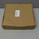 Round Marble Decorative Tray with Scalloped Edge, Luxury Natural Stone Bathroom Vanity Tray, Dresser Top Perfume Coffee Home Kitchen Sink Tray, Key Trinket Ring (8" x 8" x 0.7", Beige Travertine)