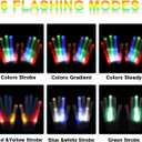 Toys for Teen Girls Boys, LED Flashing Gloves Gifts for Kids Halloween Costume Christmas Birthday Glow Party Favor (Large (Age 12+))