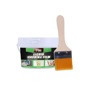 E-SDS Masking Liquid Tape, 16 fl.oz Masking Liquid, Transparent Peelable Coating for Window Painting, with a Brush